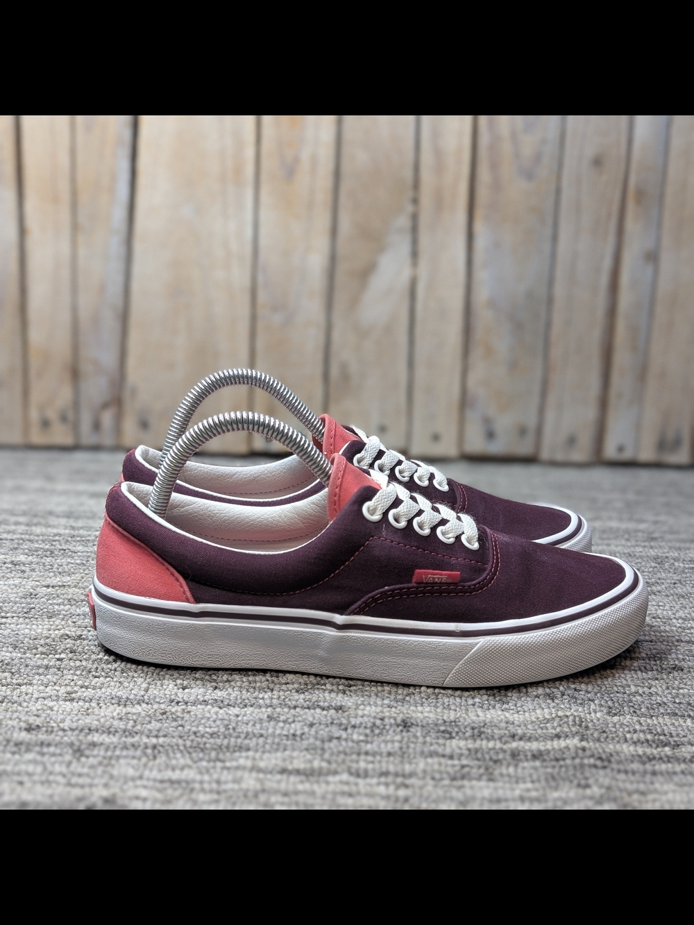 Vans Classic Era in Plum with Coral Accents - Size 9 Women/7.5 men - Unisex